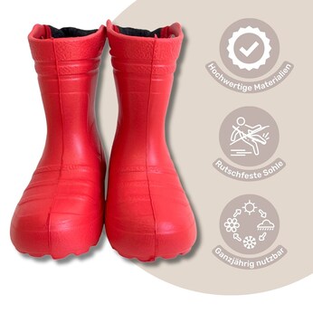 Gummistiefel in verschiedenen Farben