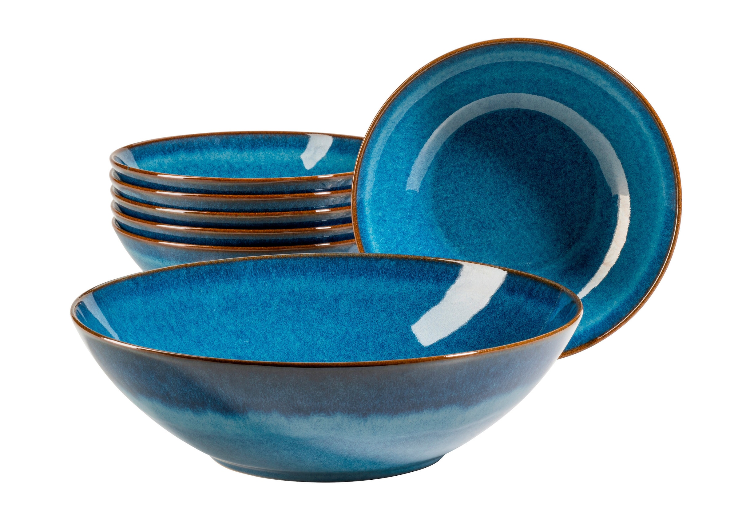 Salatschüssel-Set, Keramik OSSIA