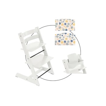 Bundle Treppenhochstuhl inkl. Sitzkissen Classic Soul System und Babyset