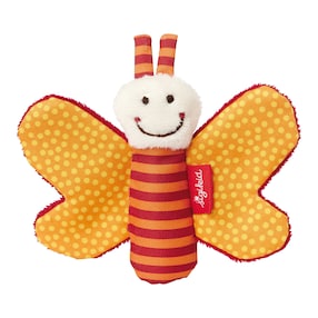 Hochet papillon collection Red Stars