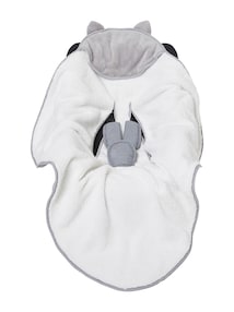 Einschlagdecke für Babyschale, Mikrofaser/Fleece