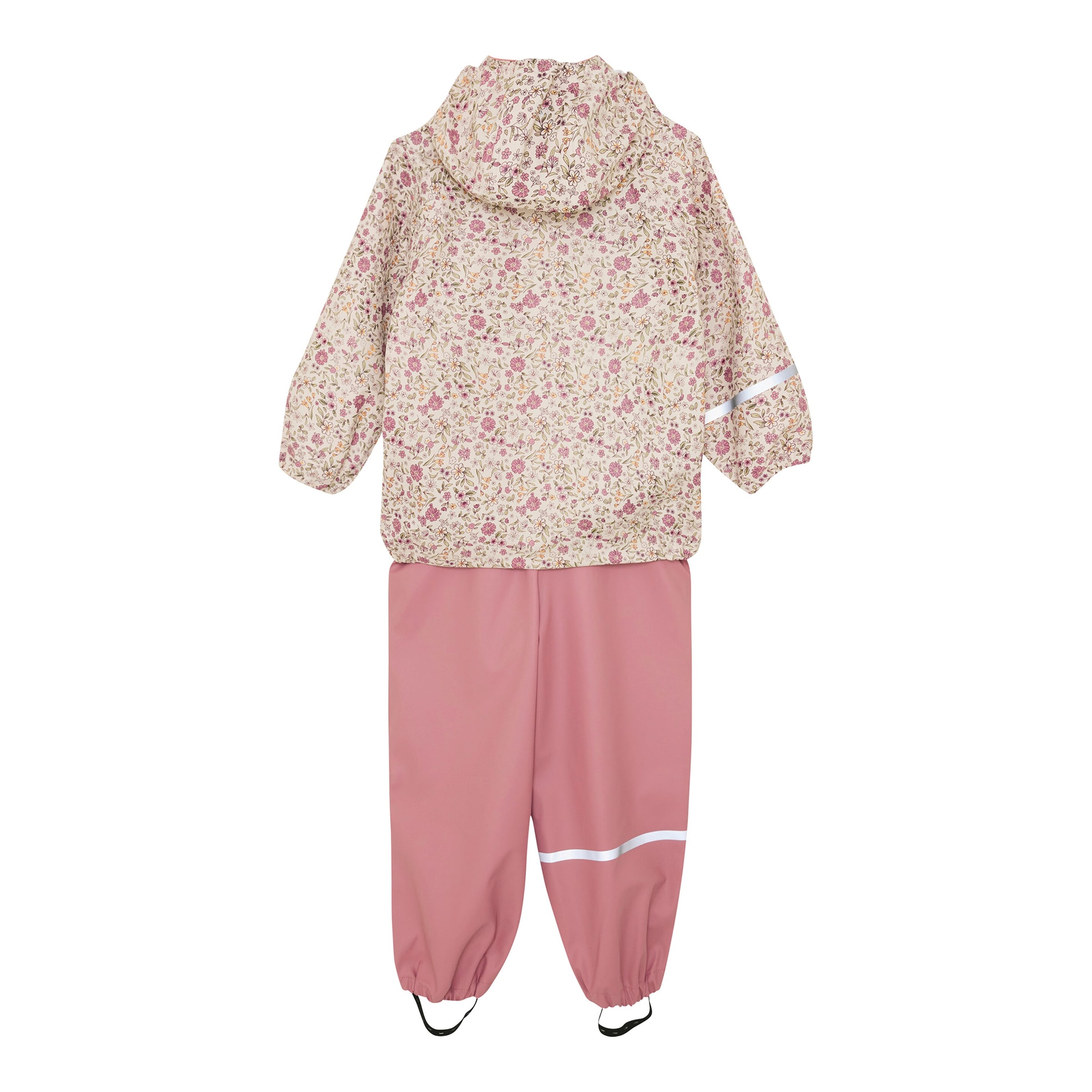 Celavi 2-tlg. Set Regenjacke und Regenhose Blumen