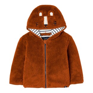 Plüschjacke mit Kapuze Tiger