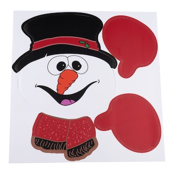 Déco à scratch «Père Noël»