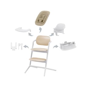 Bundle Treppenhochstuhl Lemo 2.0 5-in-1 Set