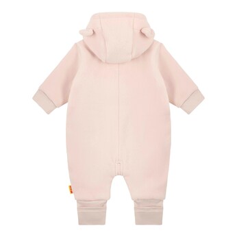 Fleece-Overall Kapuze mit Ohren und Klappfuß