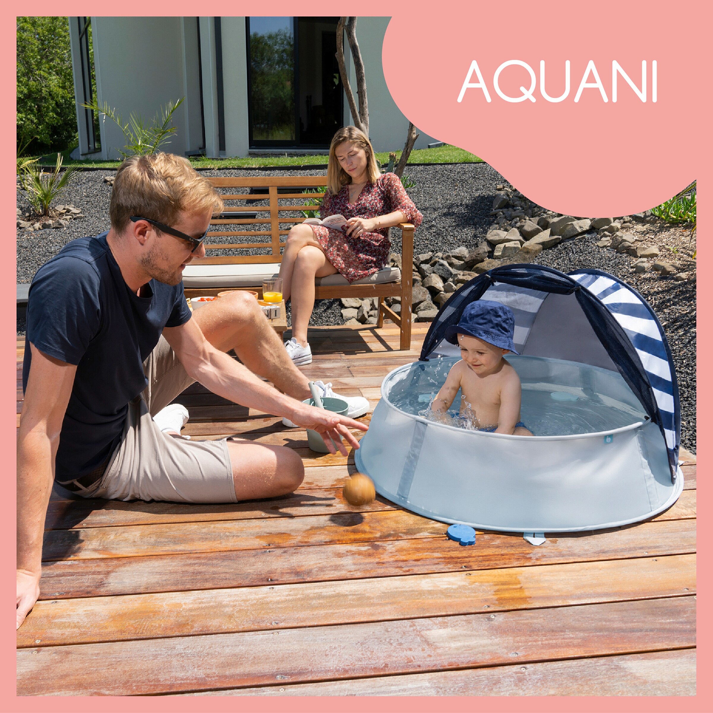 Babymoov Strandmuschel Aquani 3in1 mit UV Schutz 50