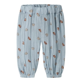 Pantalon en mousseline oursons