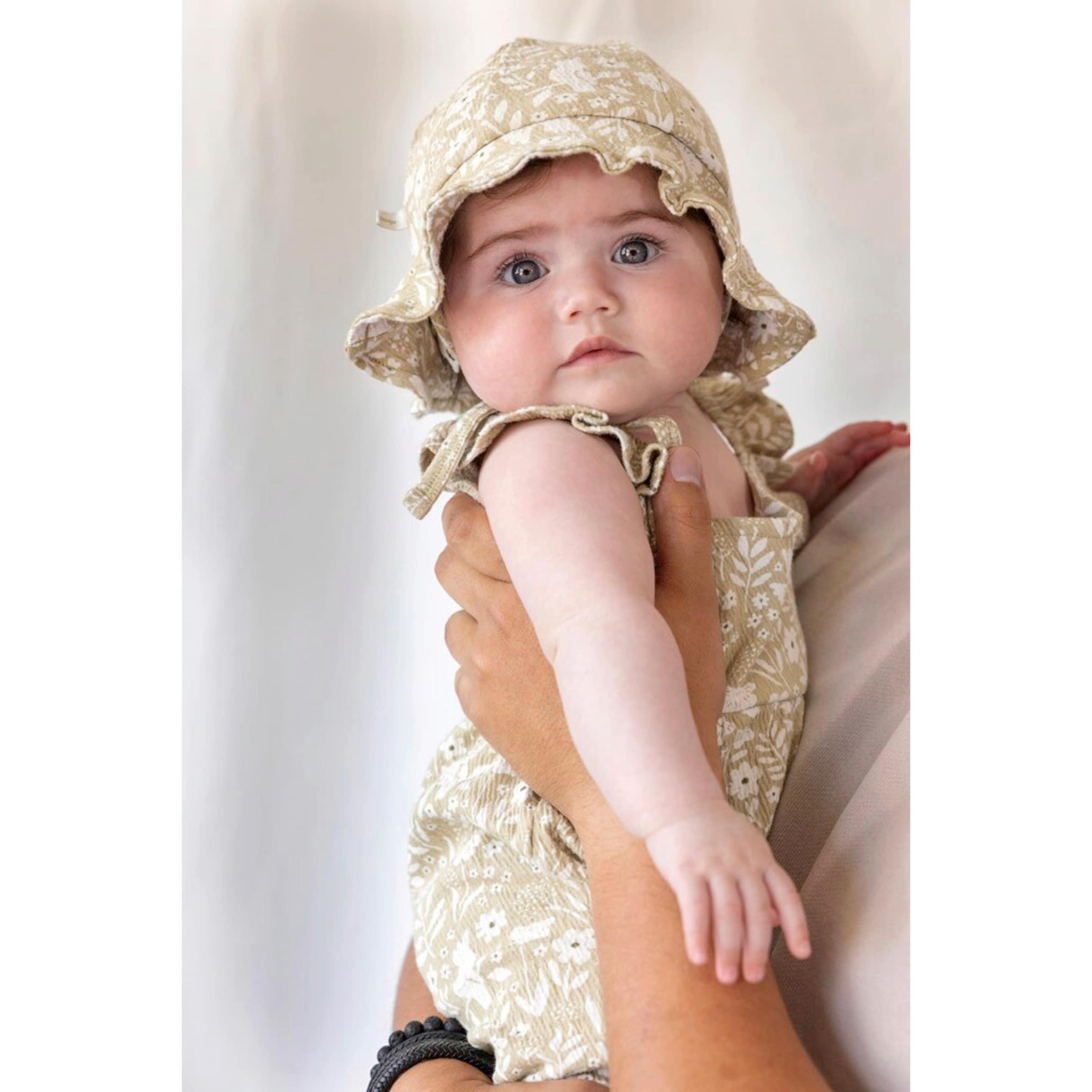 Thumbnail - Feetje Krepp-Overall Blumen