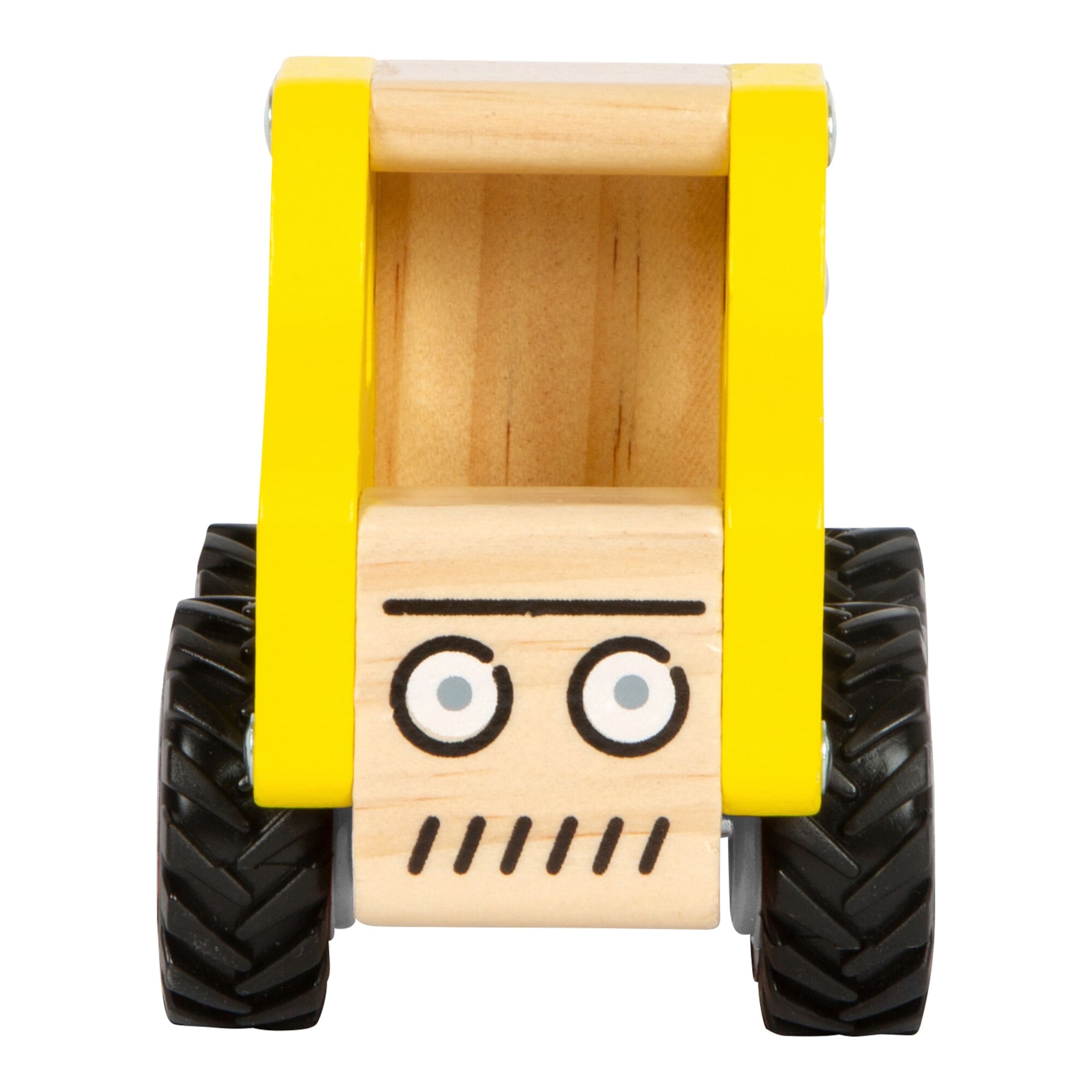 Baufahrzeug aus Holz