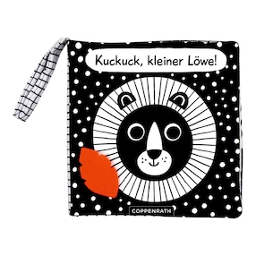 Babys kuschelweiches Kontrastbuch Kuckuck kleiner Löwe!