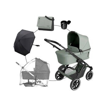 Kombikinderwagen Salsa 5 Air Trio-Set inkl. Wickeltasche, Sonnenschirm, Regenschutz und Becherhalter