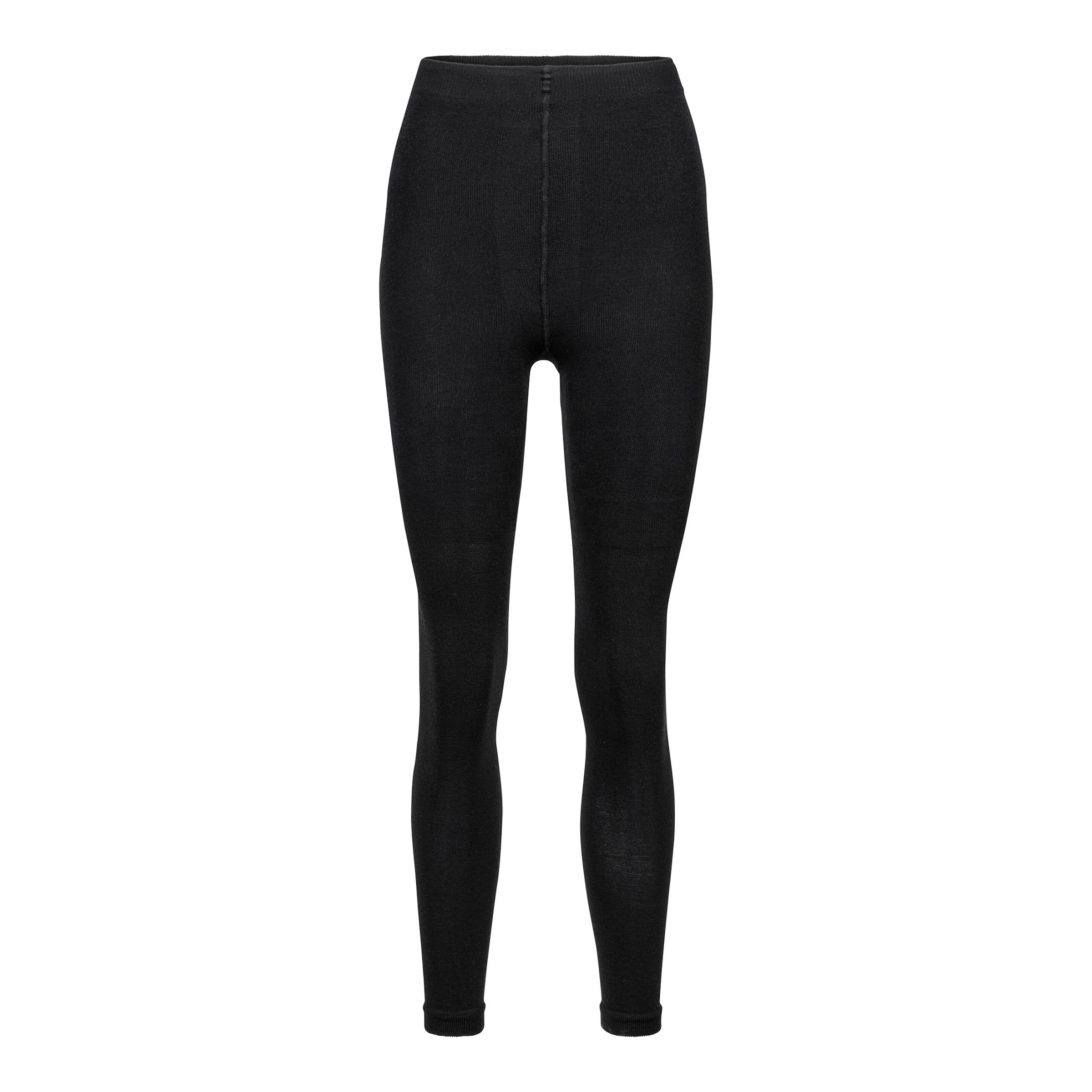 Leggings mit Merinowolle schwarz S