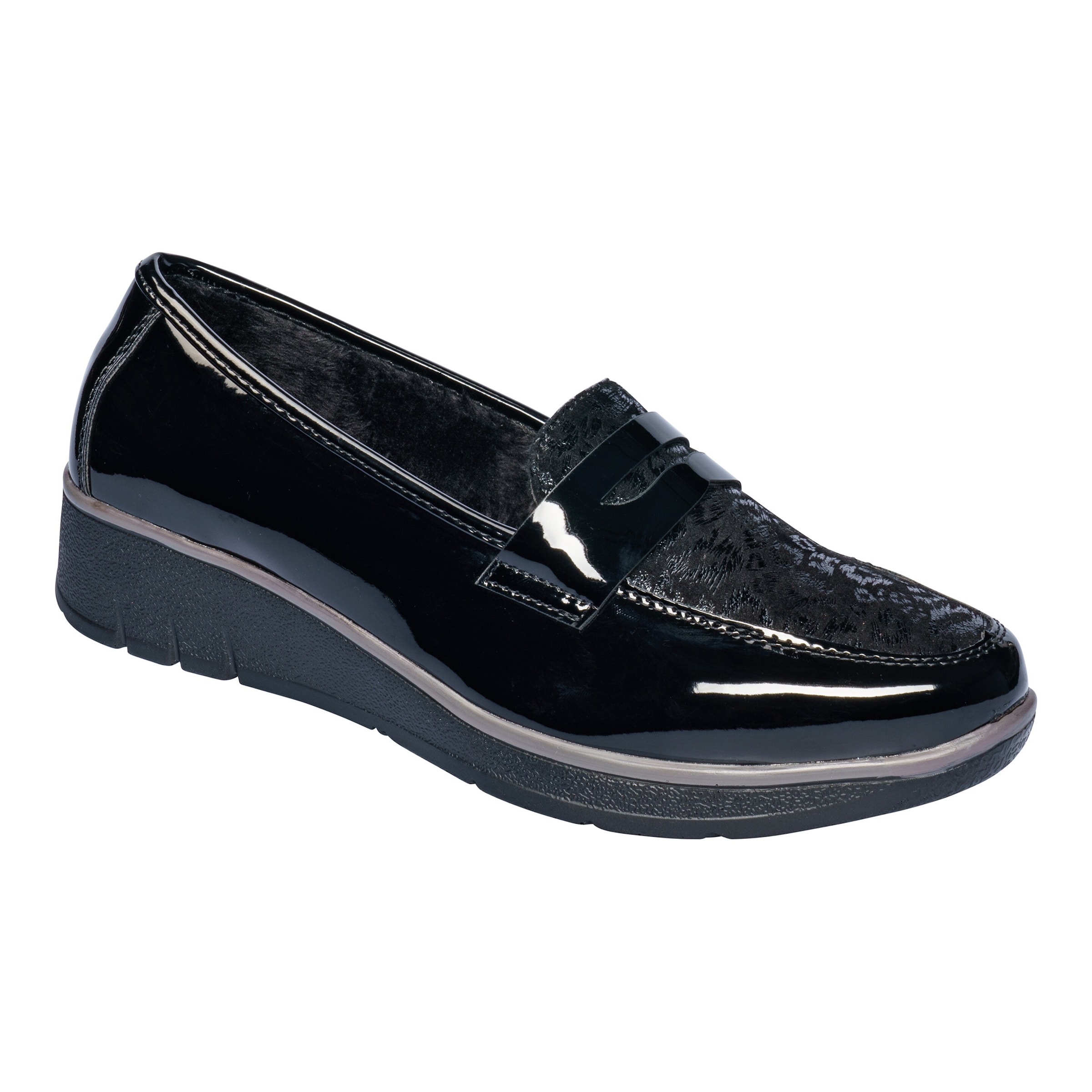 Wärme-Slipper "Animal" schwarz 36 Damen