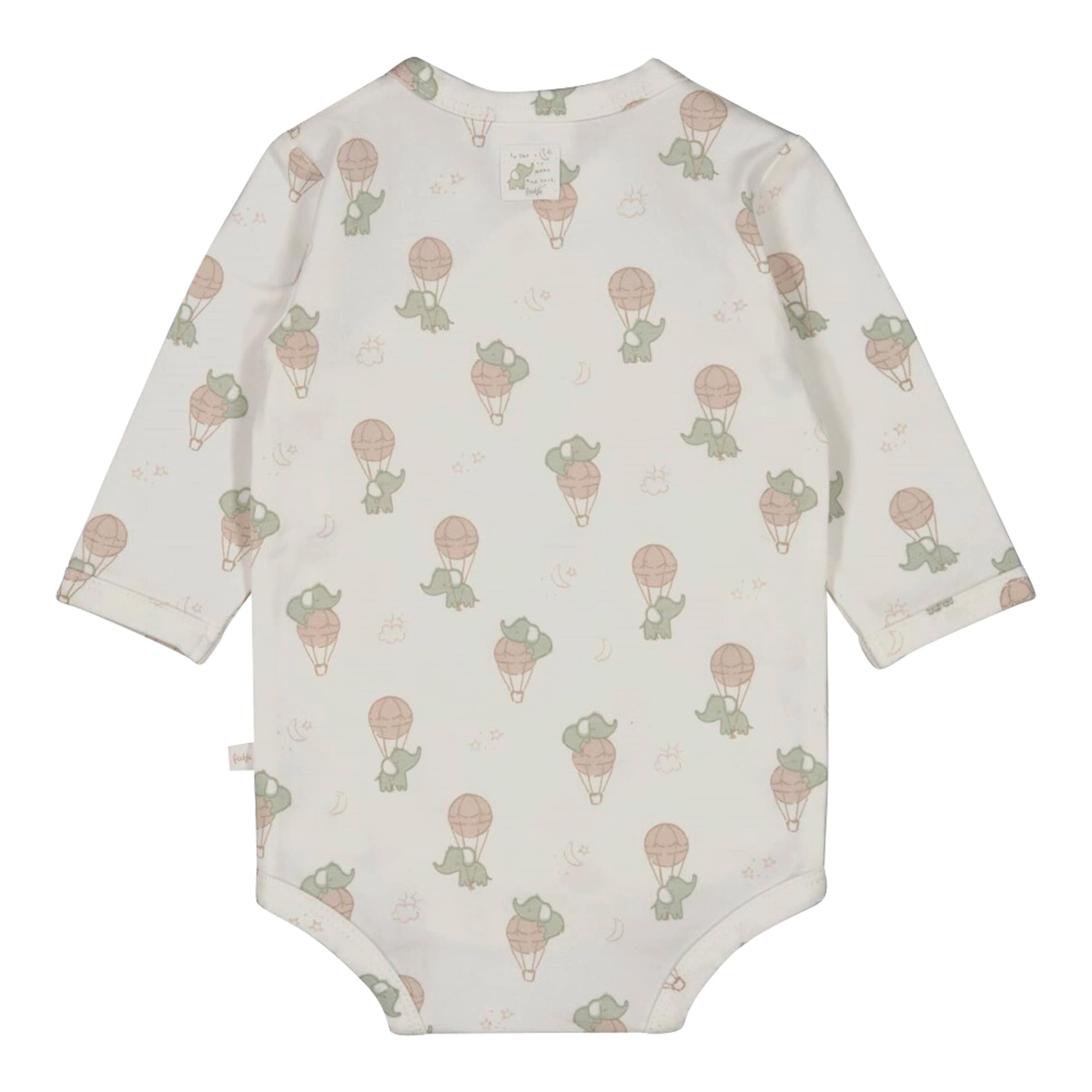 Feetje Wickelbody langarm Elefanten Heißluftballon