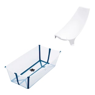 2-tlg. Set Badewanne XL mit hitzeempfindlichem Stöpsel und Badewannensitz