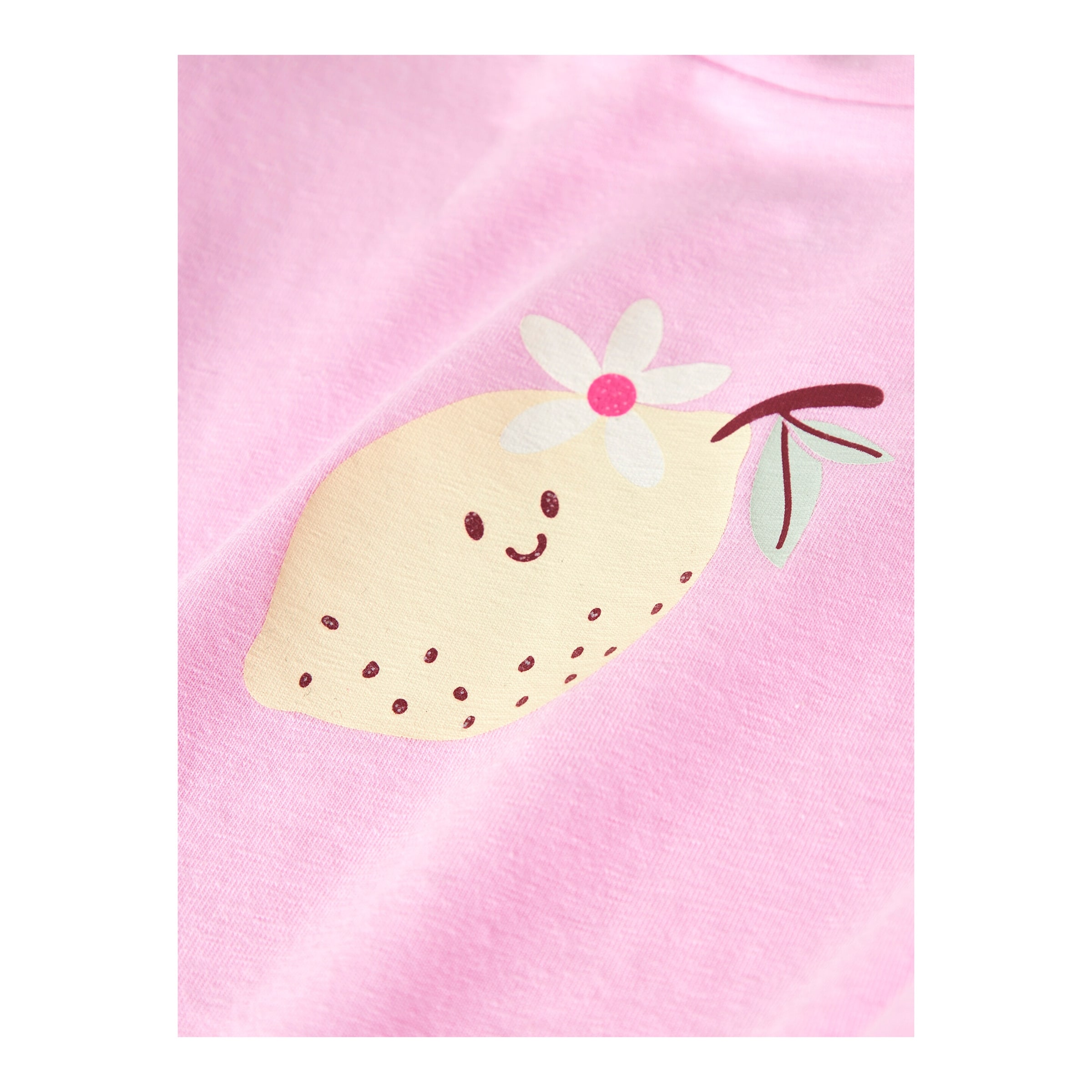 T-Shirt mit Flügelarm Zitrone