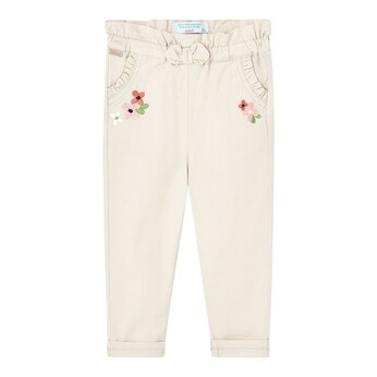 Hose Blumenstickerei