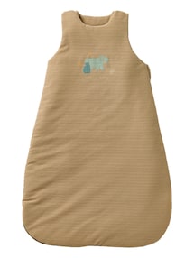 Ärmelloser Baby Schlafsack mit Nilpferd BAYOU TOG 2,5, Recycling-Wattierung