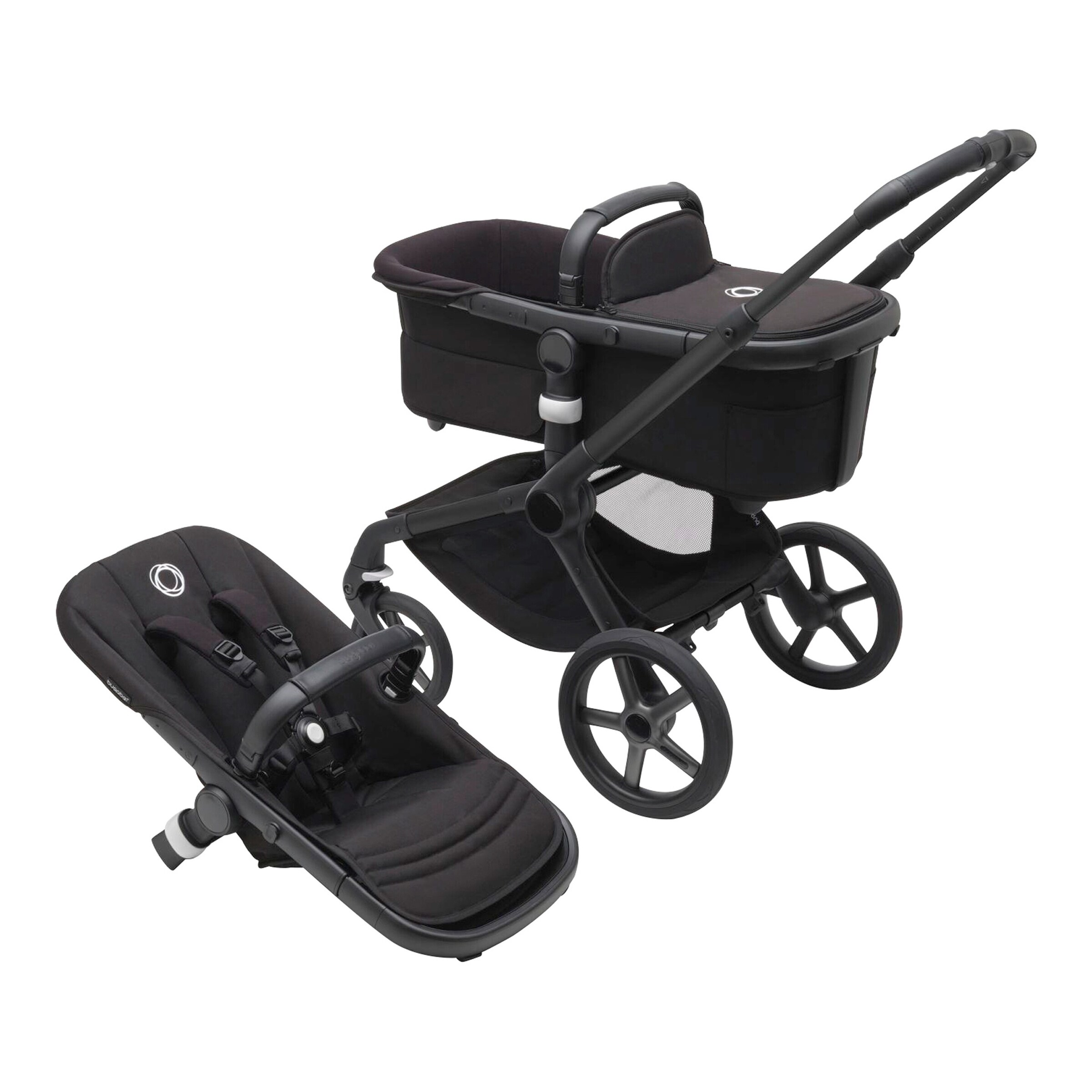 • Bugaboo Kinderwagen • Schwarz/Grau • + SEHR VIEL outlet ZUBEHÖR •