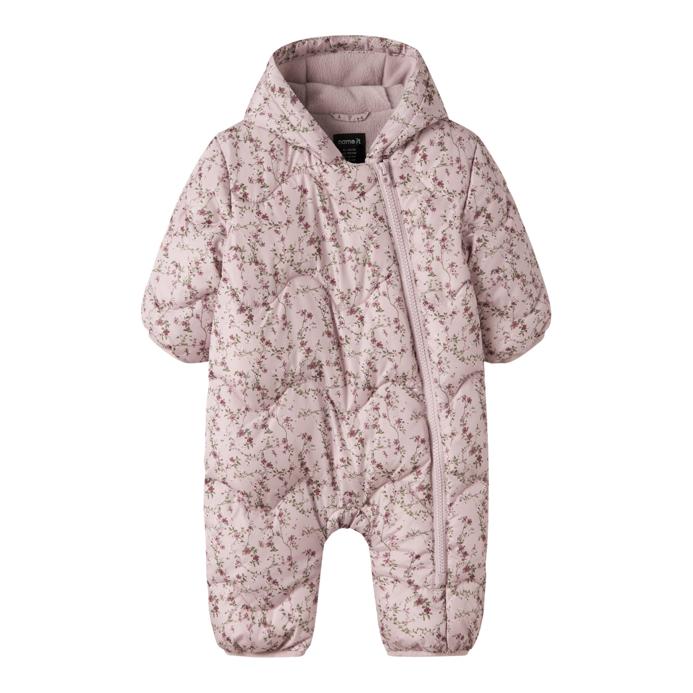 Name It Steppoverall mit Kapuze Blumen