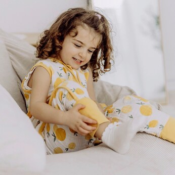 Sommer-Sleepoverall Musselin 0.5 TOG