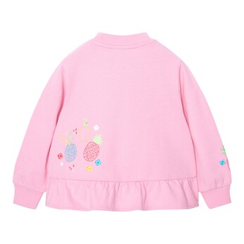 Sweatjacke Ananas Rüschen