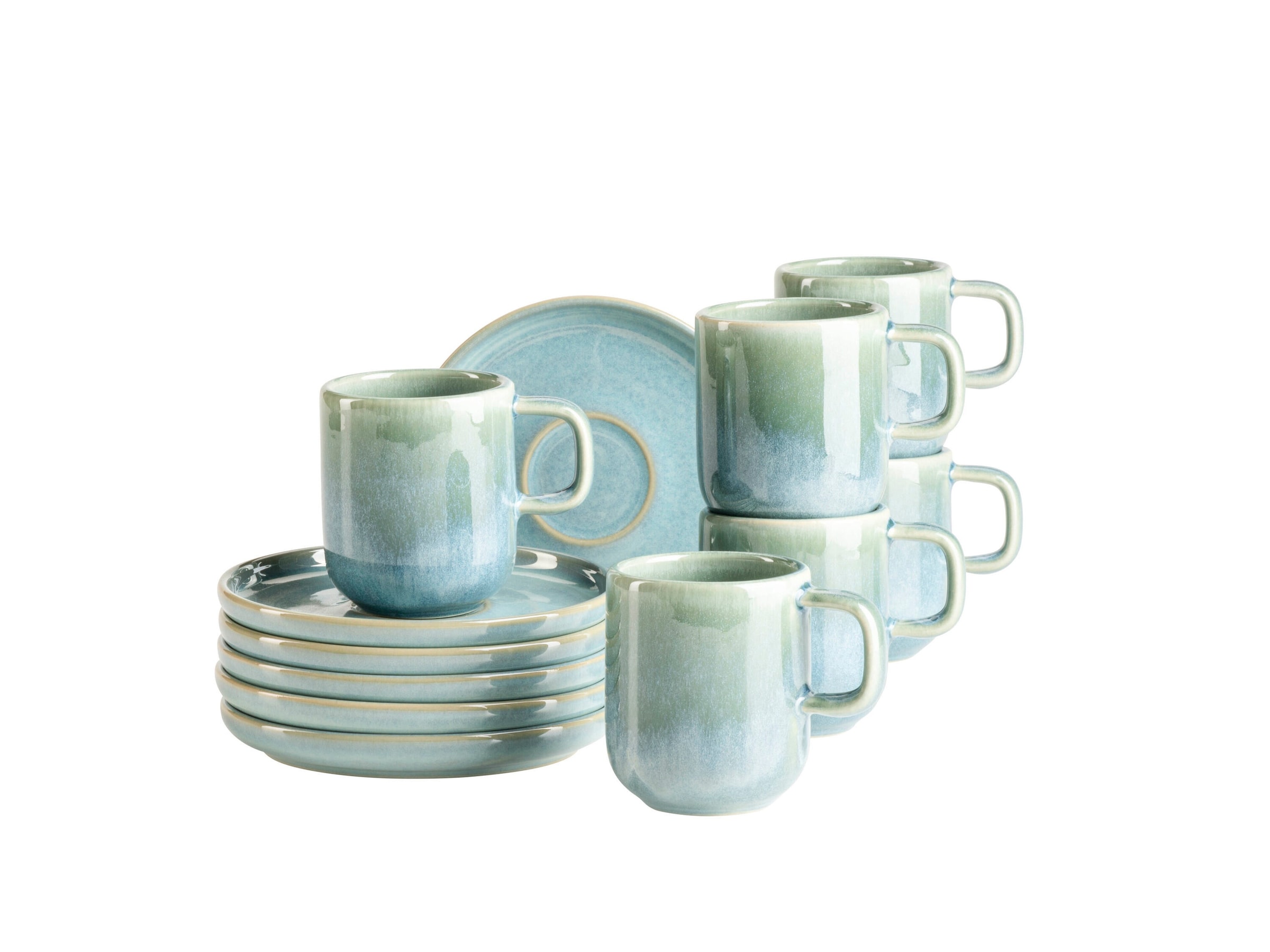 Espressotassen-Set, Steinzeug Cordelia