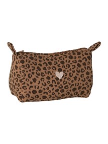 Bio-Kollektion: Wickeltasche mit Leoprint  mit Recycling-Polyester