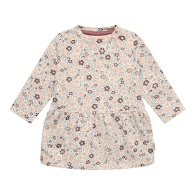 Kleid langarm Volant Blumen