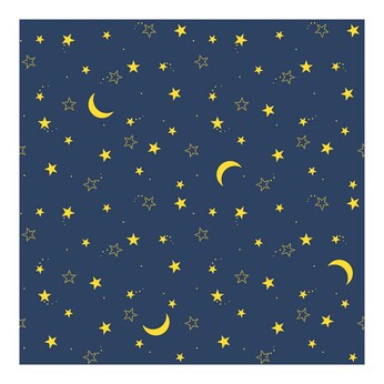 Ganzjahresschlafsack Tencel™ Lyocell Mond- und Sterne 2.5 TOG