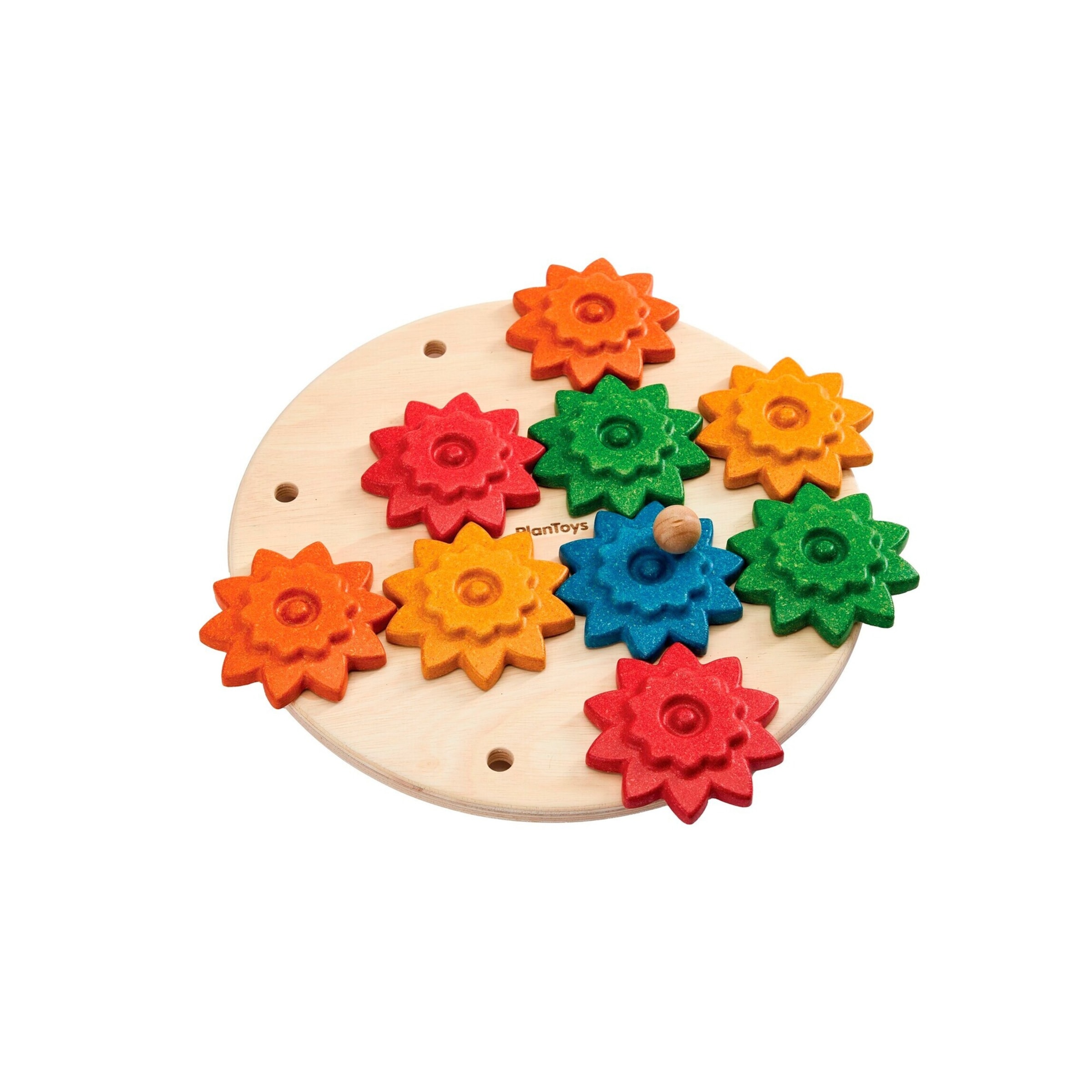 Plantoys Drehende Zahnräder-Set