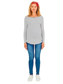 Shirt mit verdeckten Stillöffnungen, Schwangerschaft und Stillzeit