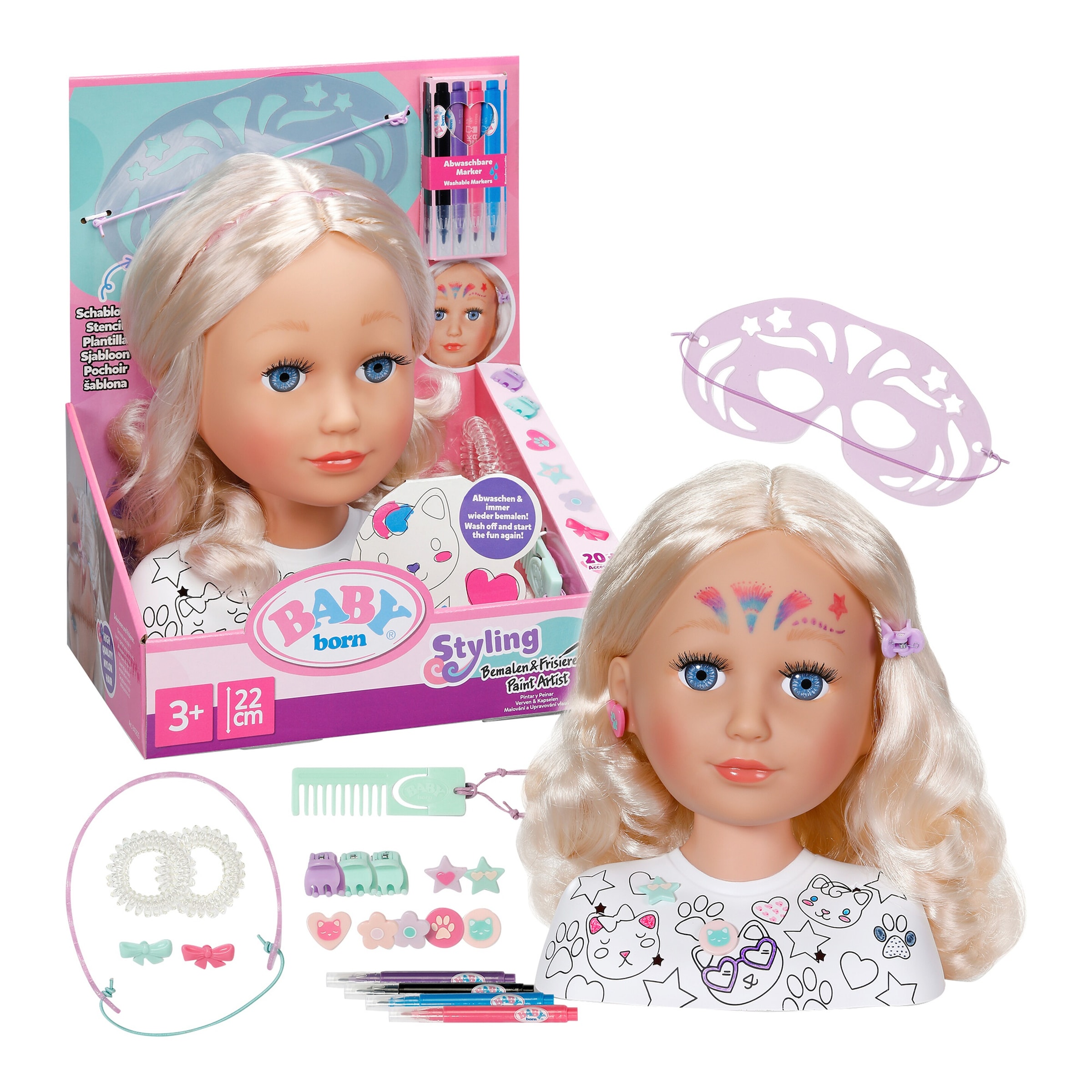 Zapf Creation Baby Born Stylingkopf Kreativ