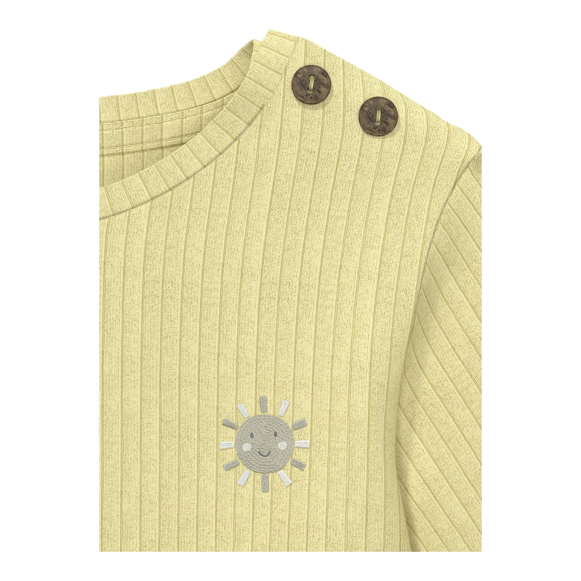 Shirt langarm Sonne Rippqualität