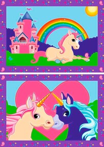 Bunte Einhornwelt