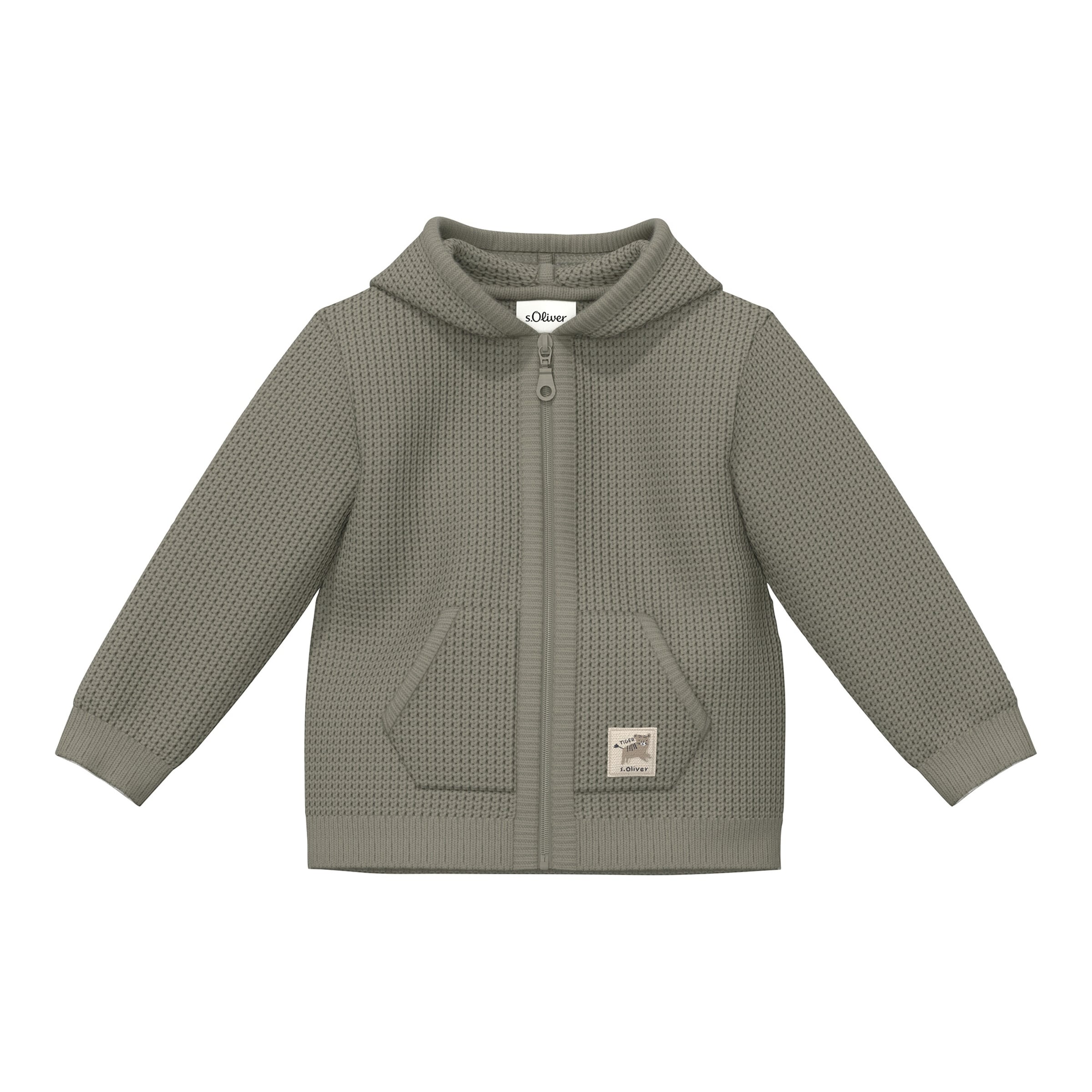 S.Oliver Strickjacke Kapuze