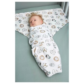 2er-Pack Pucktuch SwaddleMeyco 1.0 TOG Größe S/M