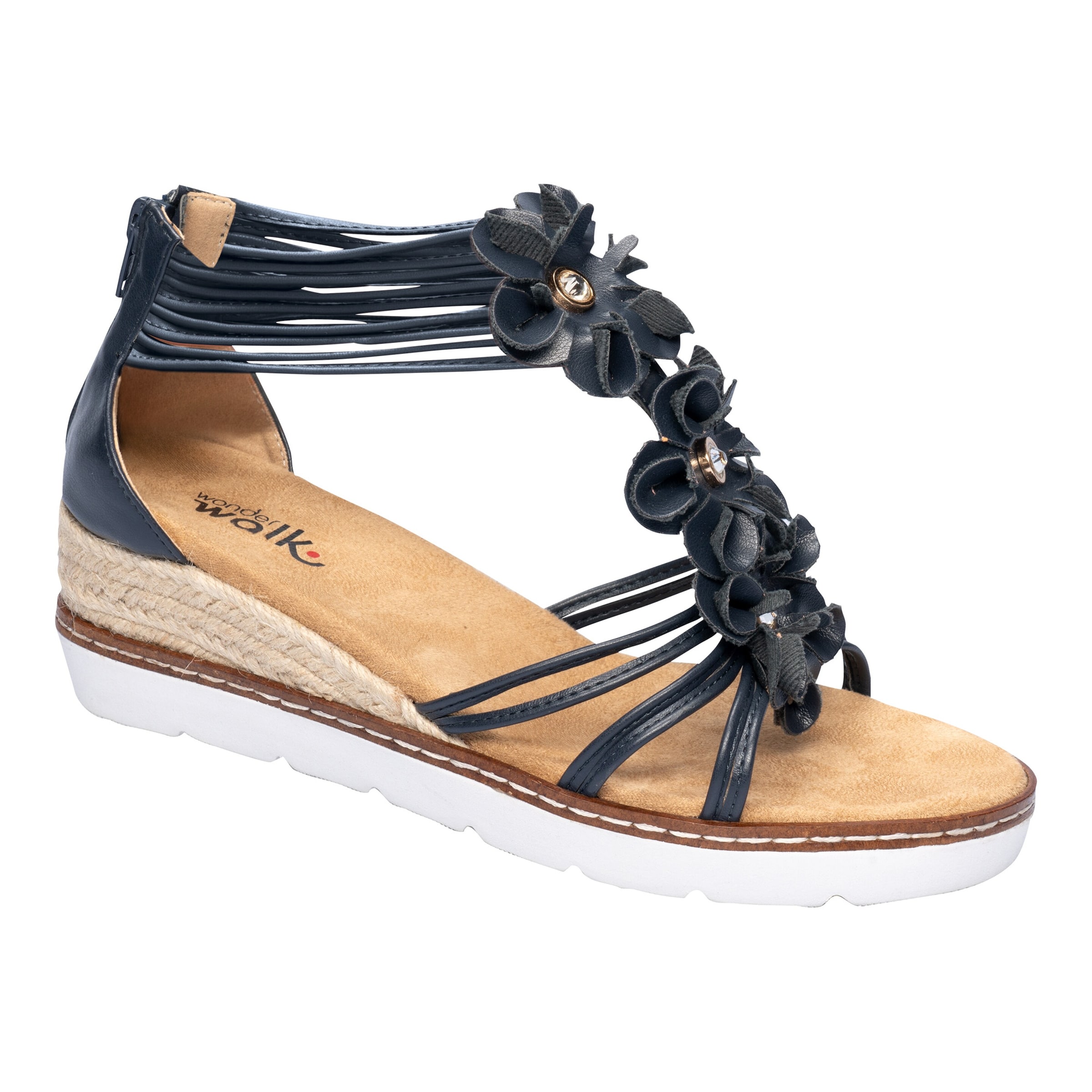 wonderwalk Knöchel-Sandalette "Blume", Größe: 39