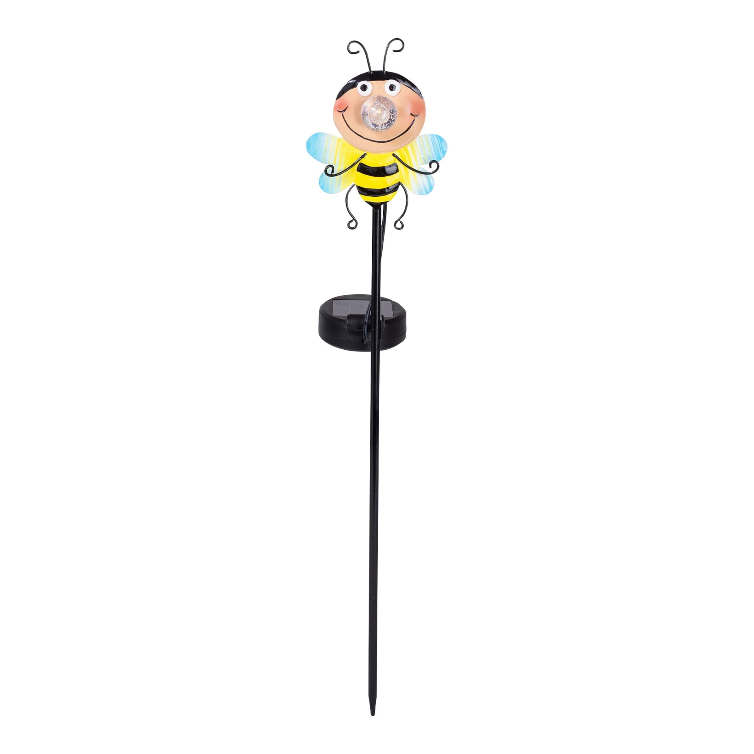 LED-Solar-Gartenstecker „Flieger-Freunde“