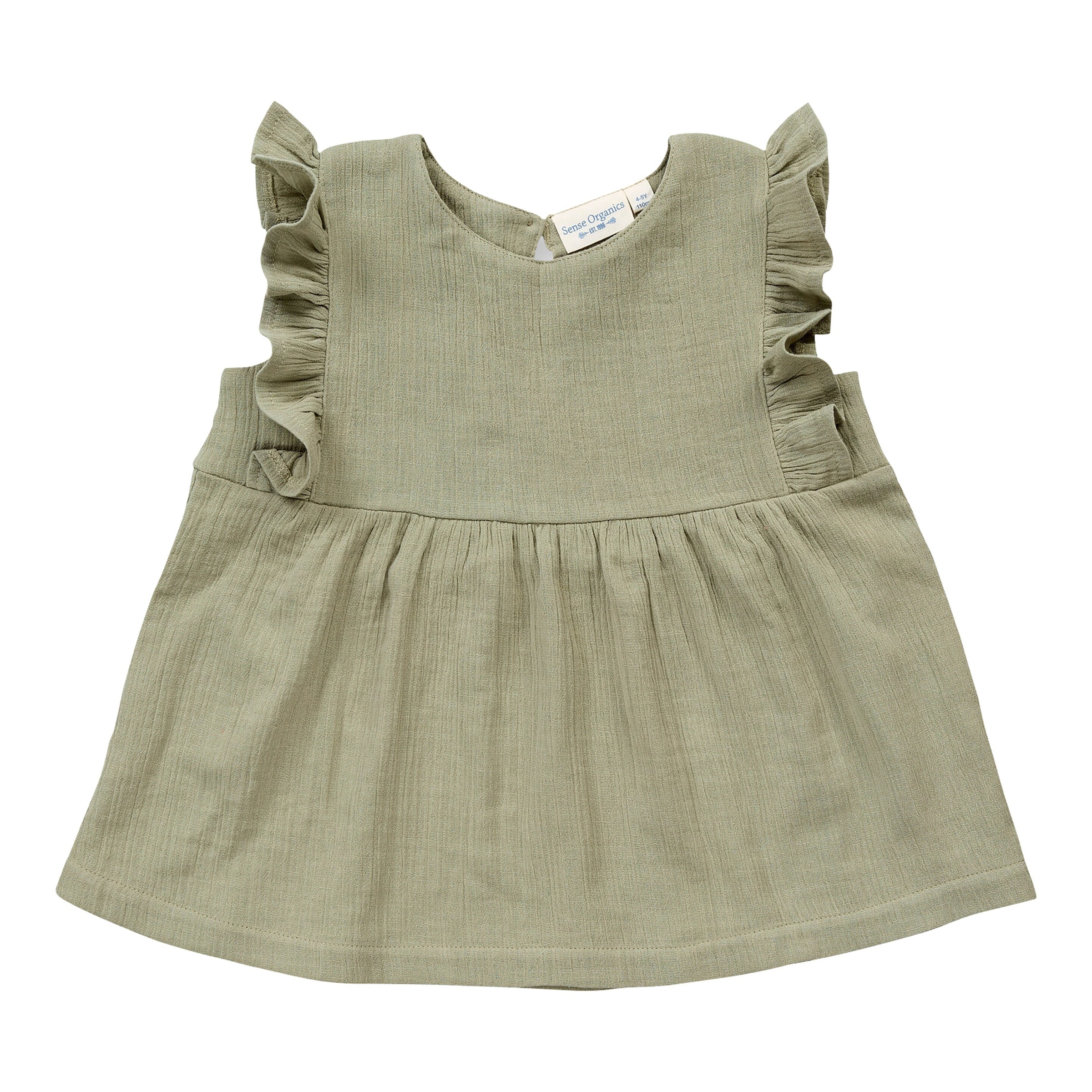 Sense Organics Musselin-Bluse mit Flügelarm