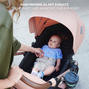 Kombikinderwagen MOOV 2 Trio-Set inkl. Babyschale MINK PRO