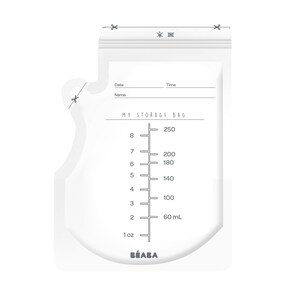 Lot de 50 sachets de conservation pour lait maternel 250 ml