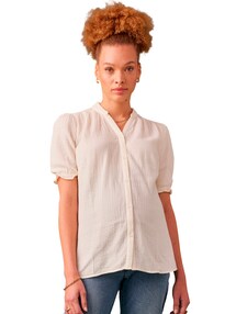 Musselinbluse für Schwangerschaft & Stillzeit