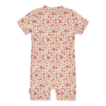 Schwimmanzug mit UV-Schutz kurz Blumen