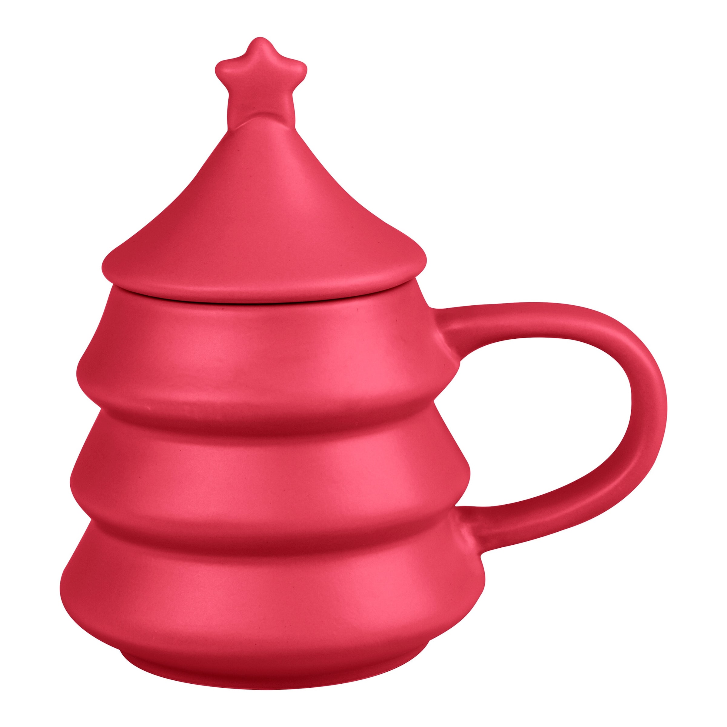 genialoTasse „Tannenbaum“, 270 ml, bordeaux