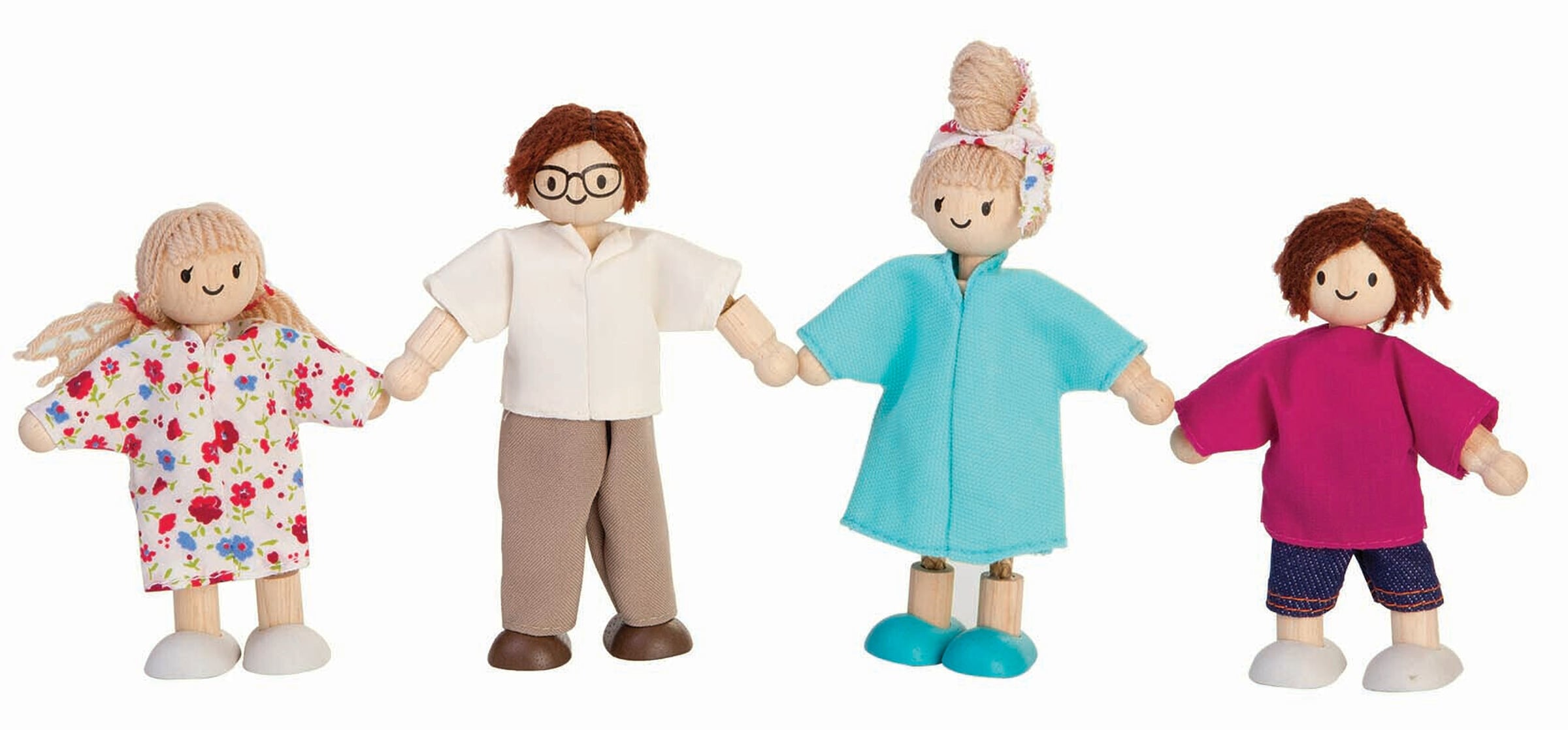Plantoys Puppenfamilie modern