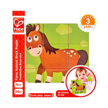 Würfelpuzzle Bauernhof