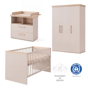 Kinderzimmerset Jimmy cashmere/eiche 