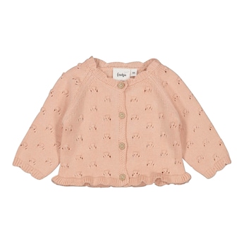 Strickjacke Rüschen